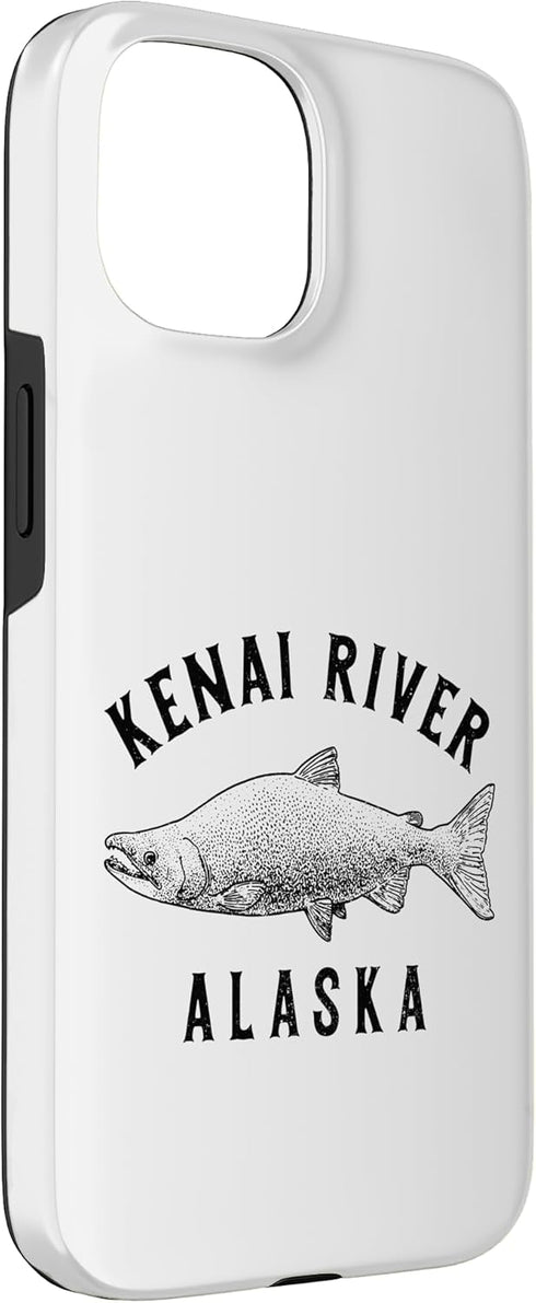 Kenai River Alaska - Apparel & Gifts 15 Kenai River Alaska Sockeye Salmon Fishing Souvenir Case for iPhone