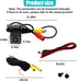 UHANBUT 12 170 Car Backup Camera, LED Night Vision Waterproof HD Rear View Camera, Wide Angle Long License Plate Frame
