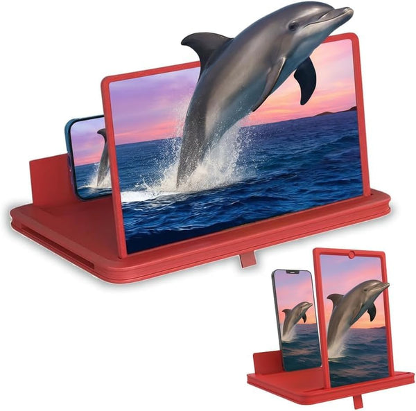 AIPULL 3X Screen Magnifier for Cell Phone, 12 Acrylic Phone Screen Enlarger with