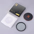 K&F Concept 62mm Black Diffusion Mist 1/4 Filter Kit - Cinematic Effect Filter for Video, Vlog, Portrait Photography