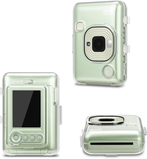 Fintie Clear Protective Case for Fujifilm Instax Mini Liplay Hybrid Instant Film Camera, Crystal Hard Cover
