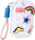 SHINLHUA Protective Silicone Case for Hand Sanitizers Bottles Equipped with Keychain for Attachment and Decoration