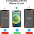 amFilm OneTouch Tempered Glass Screen Protector for iPhone 12 Mini (5.4", 2020) with Easy Installation Kit (2-Pack)