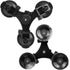Triple Suction Cup Car Mount with 360 Degree Tripod Ball Head - Camera Suction Mount with 1/4 Threaded Head