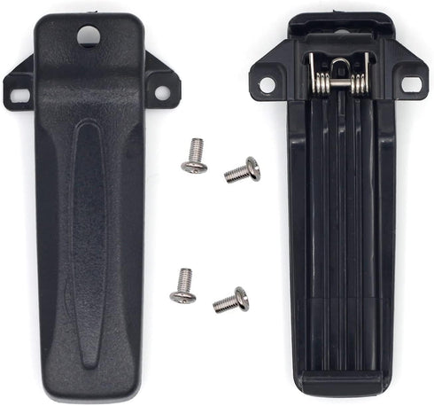 KBH-10 Belt Clip for Kenwood Walkie Talkies, Compatible with NX240, NX340, TK-270G, TK-272G, 2 Pack