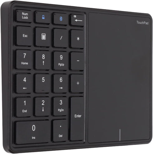 Yosoo Numeric Keypad Touchpad 2 in 1 Wireless Slim Number Pad, 22 Keys Bluetooth 4.2, Portable Financial Accounting
