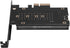 SilverStone Technology ECM24-ARGB M.2 NVMe SSD NGFF M Key to PCIe x4 ARGB Adapter Card with Heatsink