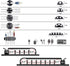 311Pcs Cable Management Organizer Kit, 4 Cable Sleeve Split, 53 Cable Clips, 12 Cord Clips Holder, 22 Cable Ties, 20