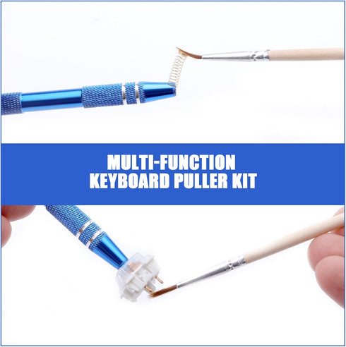 SAVITA Mechanical Keyboard Switch Puller Set, Keycap Remover Kit with Keycap Puller, Switch Clamp, Lube Pen