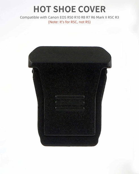 Camera Eyecup Viewfinder Eyepiece + Bubble Spirit Level Hot Shoe Cover Kit for Canon EOS R50 R10 R8 R7 R6