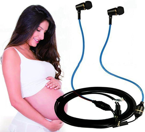Binaural Air Tube Earbuds with Microphone - Noise Cancelling Headphones for Phone, Pad, Pod, HTC, Sony, MP3 Players.