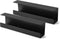 Under Desk Cable Management Tray 17 Inch, 2 Pack Sturdy Metal Tray for Desk Cord Management, Black