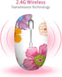 TENMOS M101 Wireless Mouse Cute Silent Computer Mice with USB Receiver, 2.4G Optical Wireless Travel Mouse
