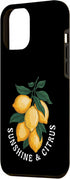 Sunny Citrus Fresh Lemons Nature Design 12 Sunshine & Citrus Vibrant Lemon Case for iPhone Pro Max