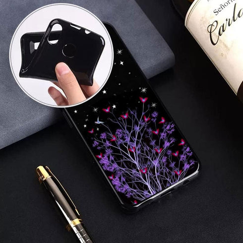 Umidigi G2 Phone Case (6.52") with 1 X Tempered Glass Screen Protector, Ultra Thin Shockproof Soft Silicone TPU Bumper
