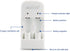 AOBOO 2pcs CR15H270 3V CR2 300Mah Rechargeable Battery with USB Charger,for Photo camera Disc Brake