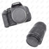 Front Body Cap and Rear Lens Cap Cover for Canon EOS EF/EF-S Lens for Rebel T7 T6 T5 T8i T7i T6i