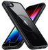 BESINPO Military Drop Shockproof Magnetic Case for iPhone SE 2022/2020/8/7, Black, with Tempered Glass Protector,