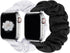 JIELIELE Scrunchie Apple Watch Band 38mm 40mm 41mm 42mm 44mm 45mm 49mm for Women, Cute Elastic Wristbands