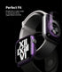 Ringke Slim Anti-Yellowing Material Case for Apple Watch Series 6, 5, 4, SE (2020), SE (2022) 40mm - Clear & Purple