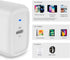 Amazon Basics 20W One-Port USB-C Wall Charger, Power Delivery PD for Tablets & Phones, White