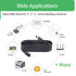 Security-01 5M 16FT 5.5mm 2.1mm,for (Pack 2) DC Power Extension Cable x CCTV Camera IP WiFi Camera,DVR,LED Strip,DC
