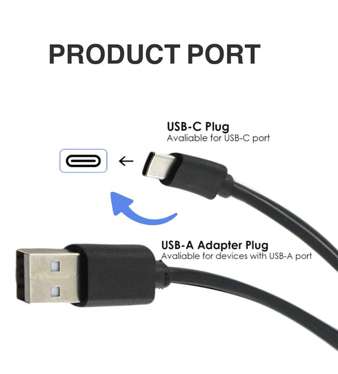 UIGOCLE (5 USB Fast Charger Cable Charging Cable is Compatible with JBL Bose Speaker Headphones, Wireless Bluetooth