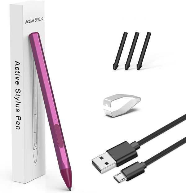 Stylus for HP Envy X360, Pavilion x360, Specter X360, Rechargeable MPP 2.0 Tilt Pencil with 4096 Pressure Sensitivity