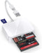 RRSITIAU SD Card Reader, 4 in 1 USB C to SD/TF/CF/MS Card Reader