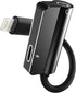 Headphone Adapter for Lightning to 3.5mm AUX Audio Jack and Charger Extender Dongle, Compatible with iPhone 11, 12