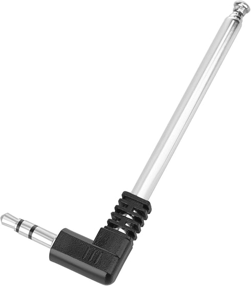 ENUODA 3.5mm FM Radio Antenna - 4 Sections Telescoping Antenna for Mobile Cell Phone and Electronics