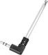 ENUODA 3.5mm FM Radio Antenna - 4 Sections Telescoping Antenna for Mobile Cell Phone and Electronics