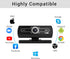 Diccik 2K 1440P Webcam with Microphone, QHD Web Cam for Desktop Computer, Plug and Play USB Computer Camera