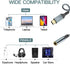 USB C to 3.5mm Jack Adapter, Type C to Headphone Converter for Samsung Galaxy S22 S21 S20 Ultra Note 20