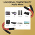 HiFi Interconnect Cable - 2RCA Male to Dual RCA Male AV Cables, Digital & Analogue Subwoofer Stereo Audio Cable for