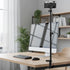 Jodichert 19"- 32" Camera Desk Mount, Overhead Desk Camera Stand Adjustable Desk Webcam Arm Light Stand for DSLR