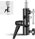 NEEWER H Type Camera Flash Bracket Mount with Umbrella Softbox Holder, 180° Swivel Adjustable Light Stand Adapter
