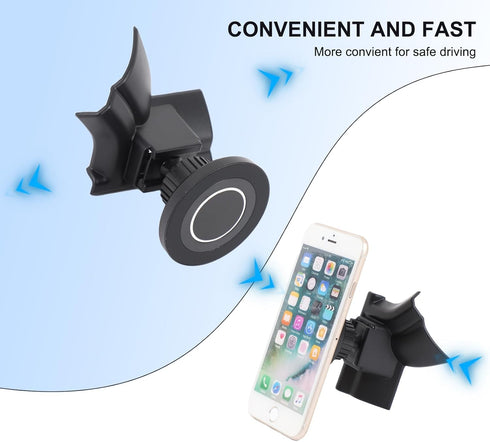 PIUGILH 2023 2024 2025 2026 360 Magnetic Phone Holder Mount Compatible with Ford Ranger Interior Accessories, Aluminum