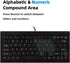 CUQI Mini Keyboard, Small Wired 82 Scissor Keys, USB Compact Keyboard for Windows, Android, Raspberry Pi