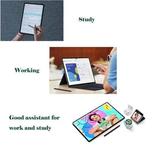 Samsung Galaxy Tab S9 Stylus Pen, Galaxy Tab S9 Plus, S9 Ultra S Pen, Tab S9+, Tab S9 Ultra, with Adaptors, Black