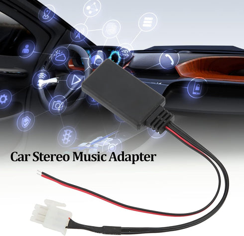 KIMISS Bluetooth 5.0 AUX Cable, 3 Car Stereo Music Adapter for GL1800