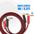 HI-FI Pure Copper Speaker Cable Right Angle L Type Gold-Plated Connector Banana Plugs Line Wire Red & Black Red Banana Plug for The Sound and Speaker Dual Color Plug Speaker Wire(1M) by Hakeeta