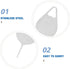 200 INOOMP Pcs Sim Card Ejector Pins Mobile Phone Card Removal Tool Stainless Steel Tray Opening Pin for Smartphone