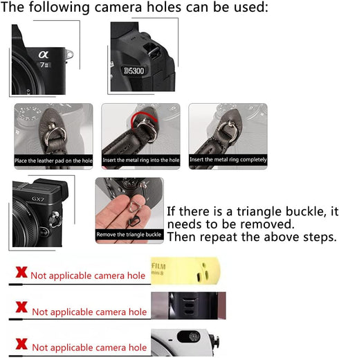 Camera Shoulder Strap Climbing Rope Neck Strap for Mirrorless and DSLR Cameras with Lens Cap Keeper