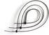 THE CIMPLE CO 14 Inch Black Nylon Zip Ties (Wire, Cable Ties) - Strong, Indoor and Outdoor Rated, 100 Pack