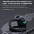 Shop Wireless Earbuds with Earhooks - Bluetooth Sports Headphones, 20H Battery, Waterproof, Noise Cancelling for