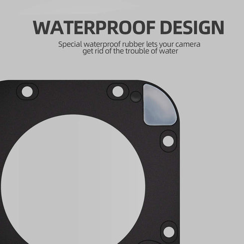 ParaPace (2 Pack) Lens Replacement Kit for GoPro Hero 5/4 Session Protective Repair Parts (Black)