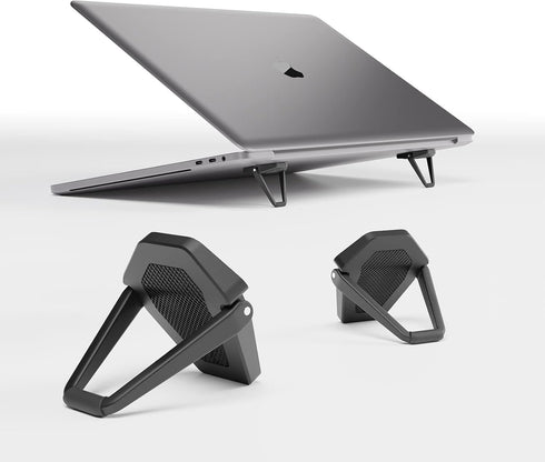ZELMINE 10-15.6 Inches Laptop Stand for Desk, Portable Anti-Slip Keyboard Riser, Zinc Alloy Keyboard Stands, Computer