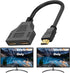 Flsazrx Hdmi Splitter 1 in 2 Out Adapter Cable -HDMI Splitter Male to