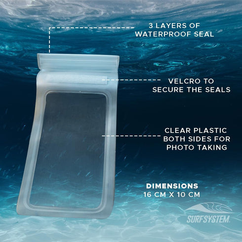 Floating Waterproof Pouch Case with IPX8 + Lanyard for iPhone, Samsung Galaxy, Pro Max, Smartphone Dry Bag